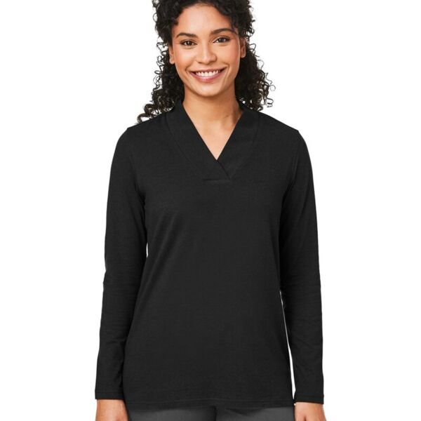 Women's Raleigh Shawl Collar Knit Top Thumbnail